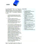 Sensorik Austria - Farbsensor CR200 - Datenblatt