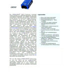 Sensorik Austria - Farbsensor CR210 - Datenblatt